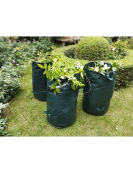 Lot de 3 sacs de jardin pour dechets verts ou menagers - Provence Outillage