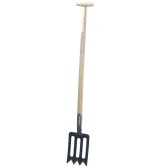 bêche bois et acier spork