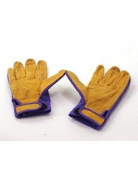 Paire de gants Plaisir de jardiner en cuir taille 6 GERIN